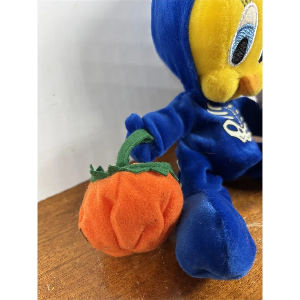 Warner Bros Studio Store TWEETY SKELETON Bean‎ Bag Plush Looney Tunes 1998